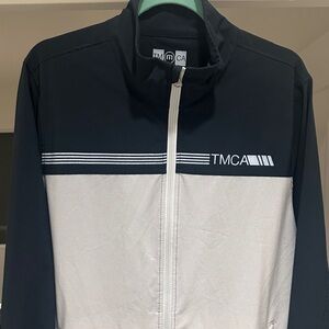 Travis Mathew TMCA Navy Blue & White Lightweight Golf / Casual Jacket